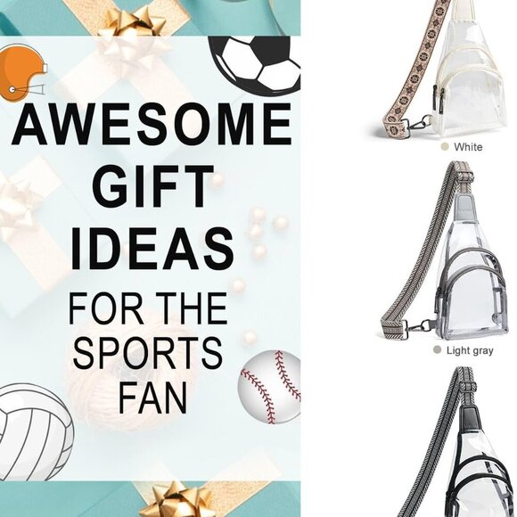 Clear bags Stadium Approved Crossbody Sling Bag Fanny Pack Backpack Purses for W - Picture 8 of 8